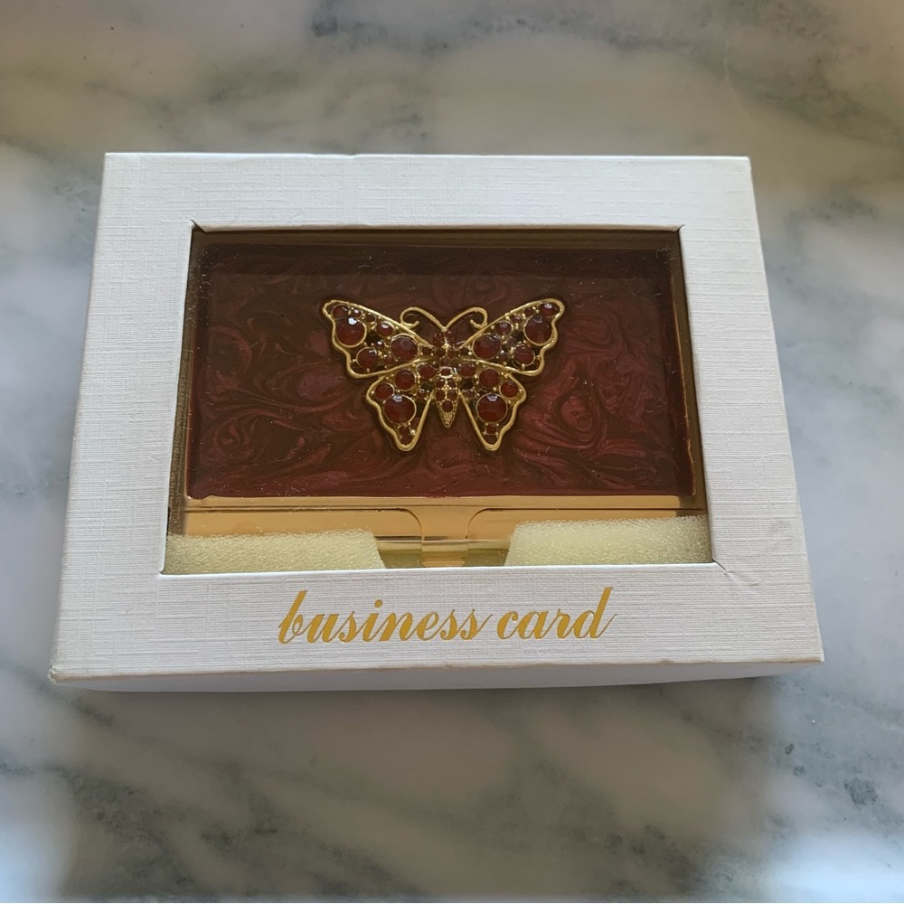 Gold card holder